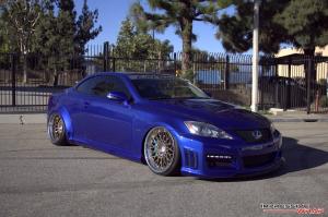 Lexus IS250 Partial Wrap in Gloss Black by Impressive Wrap 2016 года